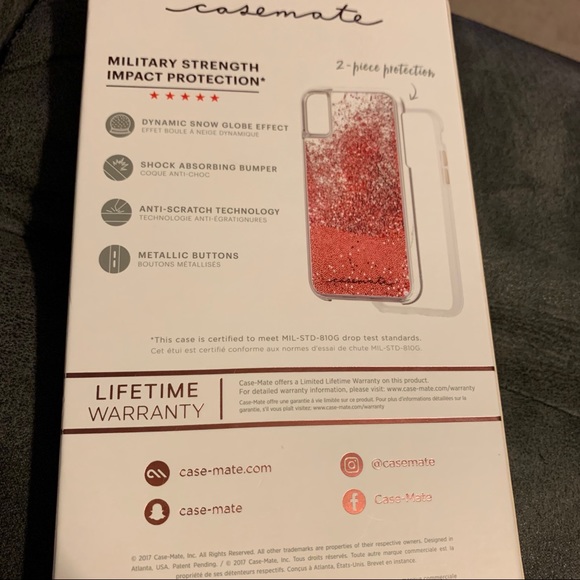 Case-Mate Waterfall iPhone X Case - Picture 2 of 4